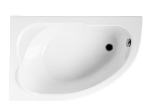 Polimat - Wanna Standard 130x85 (lewa) akrylowa asymetryczna